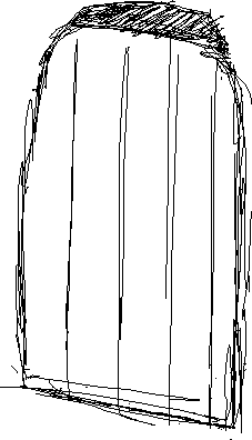 An open door leading into darkness.